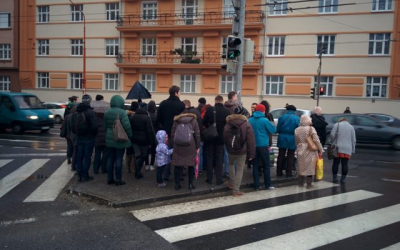 Na Račianskom mýte rozšíria ostrovček pre chodcov plynulejšia bude aj MHD