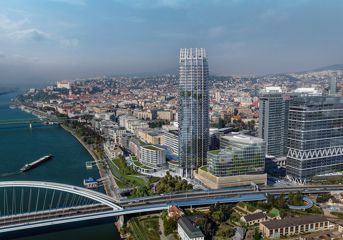 EUROVEA TOWER: Ako napreduje výstavba prvého slovenského mrakodrapu