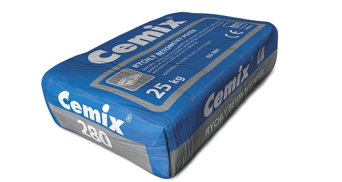 Ponuka novinky od firmy Cemix: Rýchly betónový poter 280
