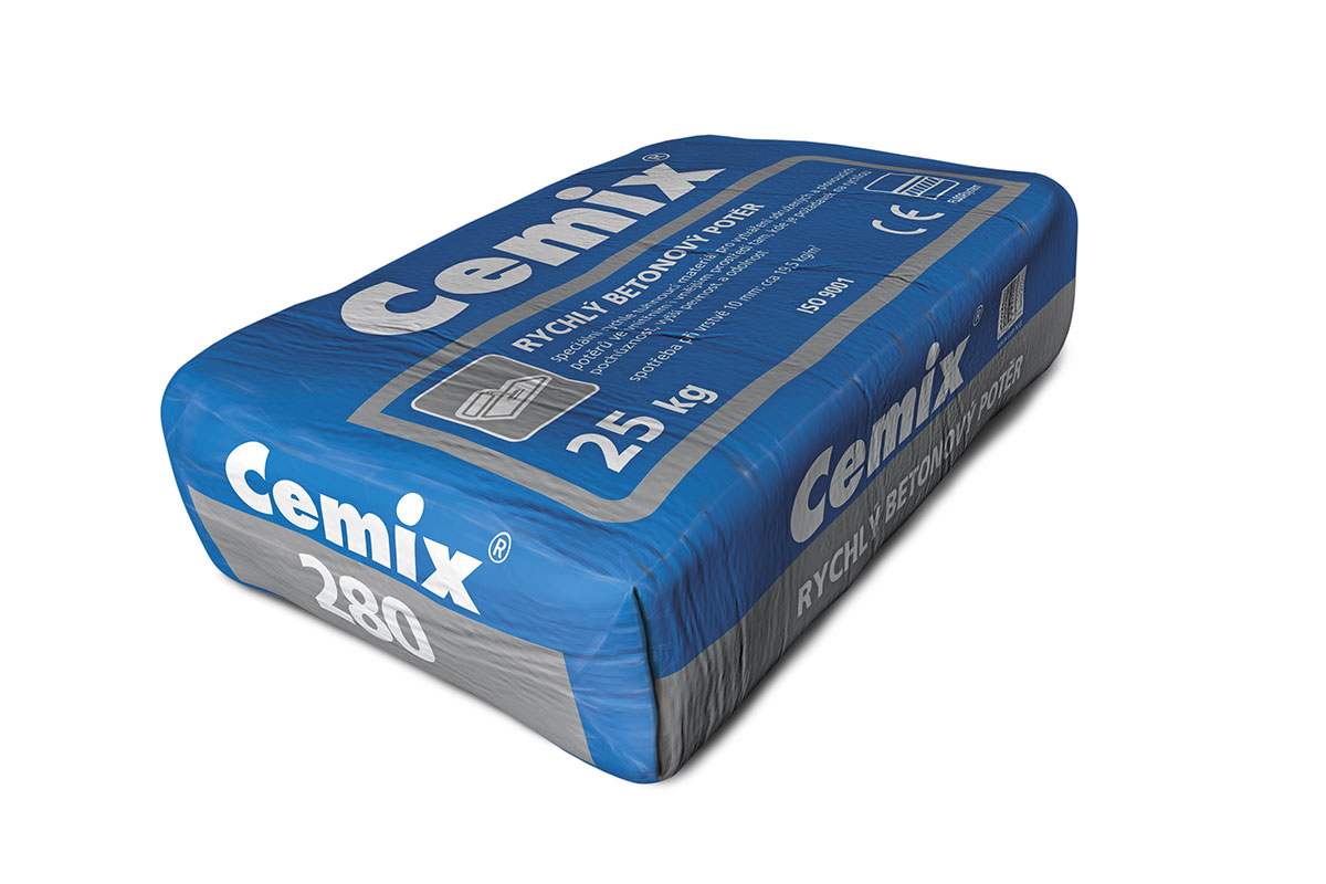 Ponuka novinky od firmy Cemix: Rýchly betónový poter 280