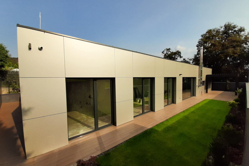 Prevetrávaná fasáda pre rodinné domy