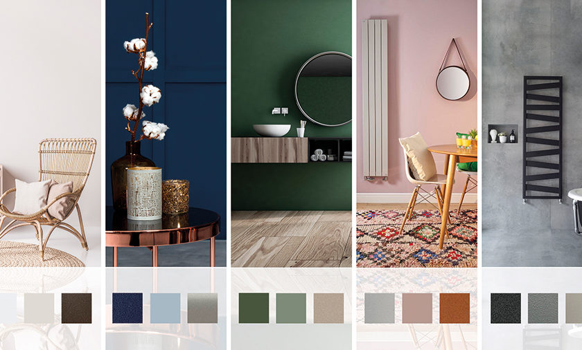 Inšpiratívne farebné koncepty pre dizajnové radiátory. Vyberte si svoju farbu
