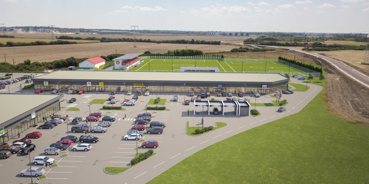 V Chorvátskom Grobe spustili výstavbu maloobchodného parku a futbalového areálu