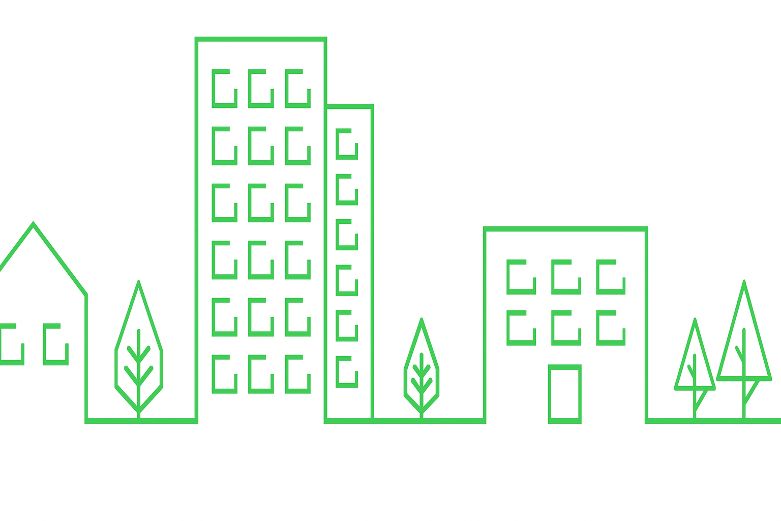 Ilustračný obrázok budov a architektúry k II. Medzinárodnej konferencii ETICS 2025 v Bratislave