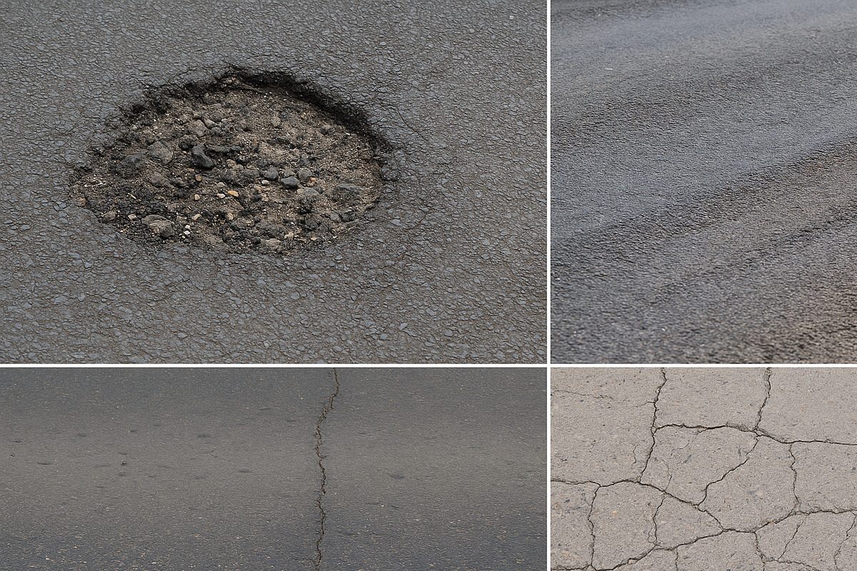 Poruchy asfaltových a betónových vozoviek podľa STN 73 6114 a EN 13108 – príčiny a riešenia