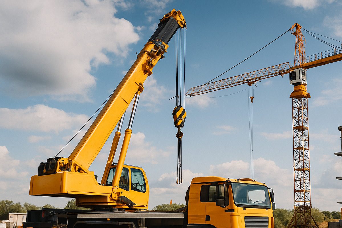 Prenájom žeriavov a špeciálnej mechanizácie vs. vlastníctvo – kedy je prenájom výhodnejší podľa fázy výstavby
