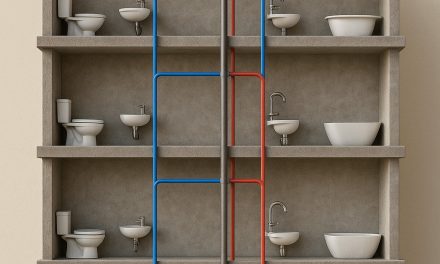 Integrácia sanitárnych systémov v bytových a polyfunkčných budovách podľa STN EN 806-2:2005 a EN 12056