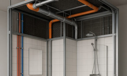 Optimalizácia montáže kúpeľňových celkov podľa STN EN a ISO: potrubné systémy, akustické požiadavky a stavebné detaily