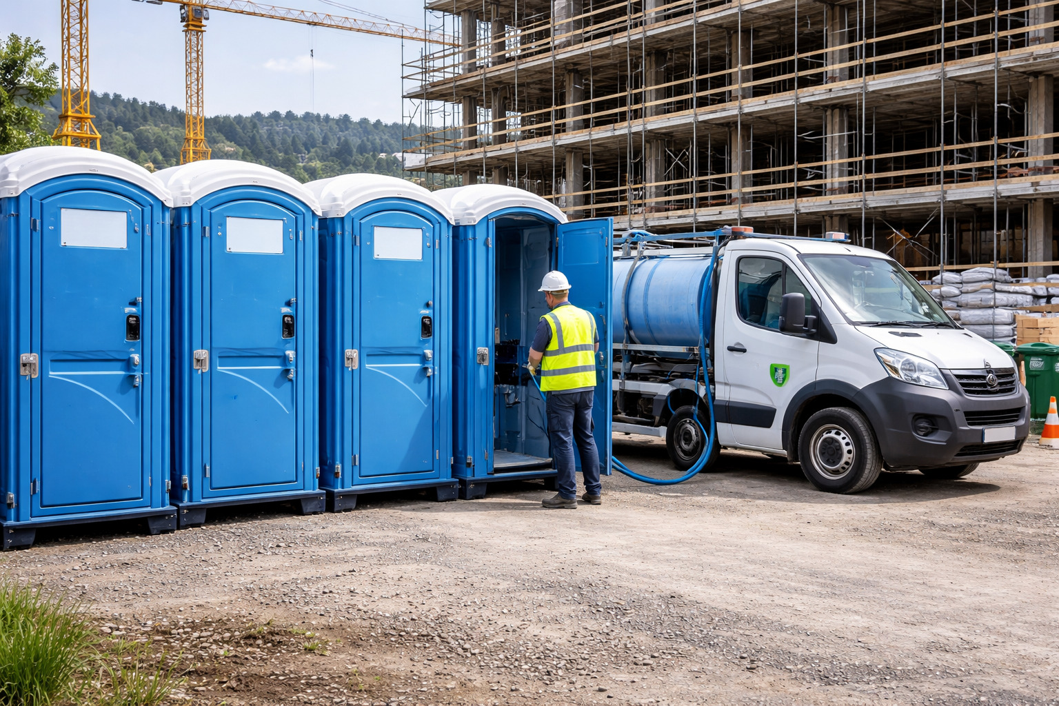 Prenájom mobilných WC – odborné služby + servis