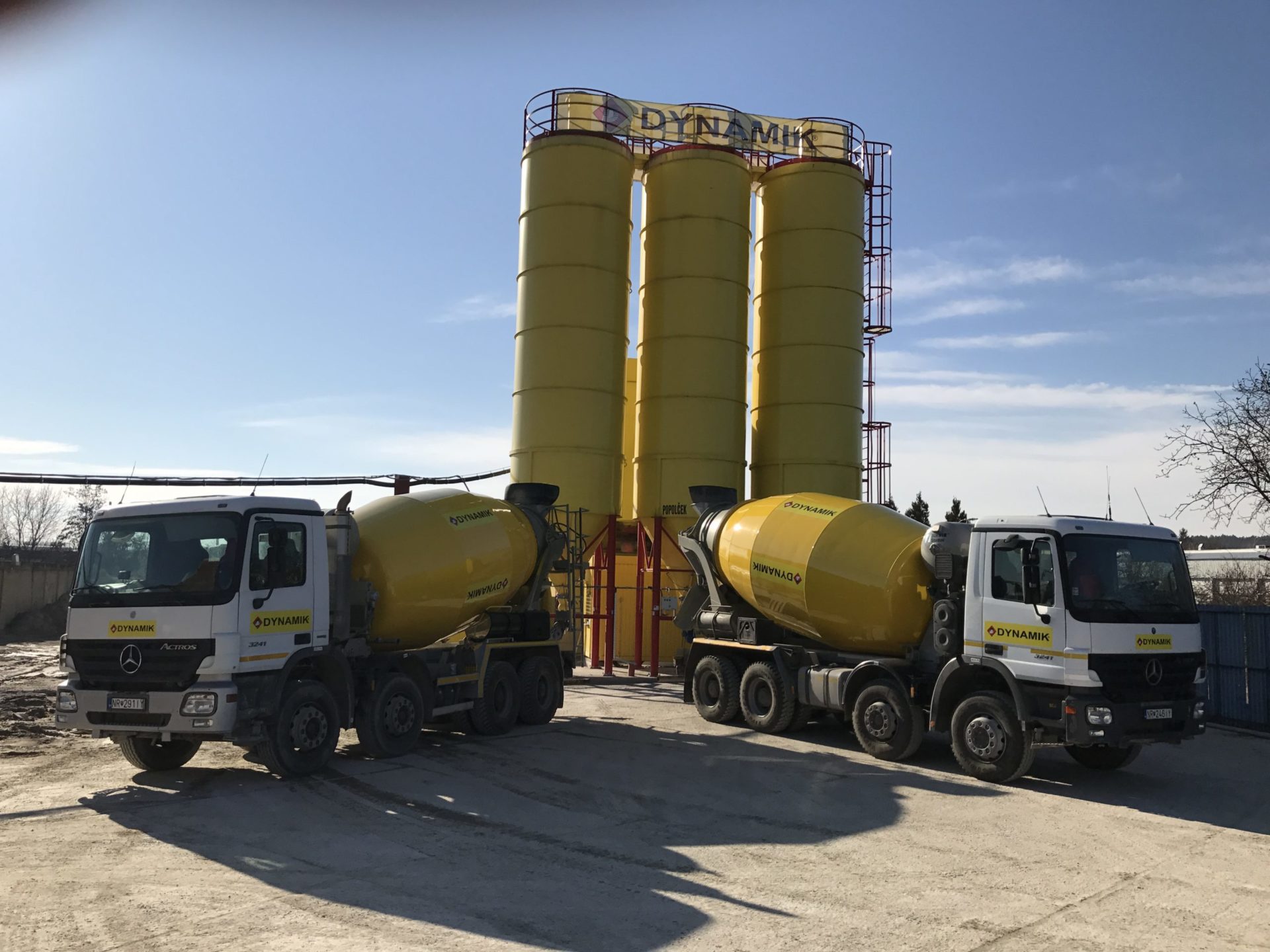 Betonáreň DYNAMIK – Výroba betónových zmesí