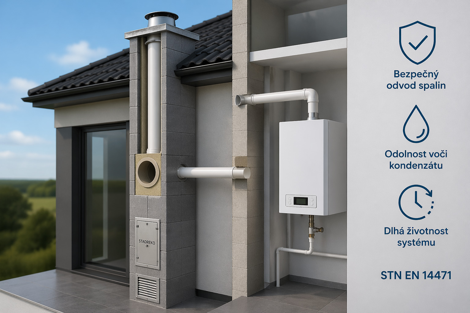 Komínový systém Stadreko gas