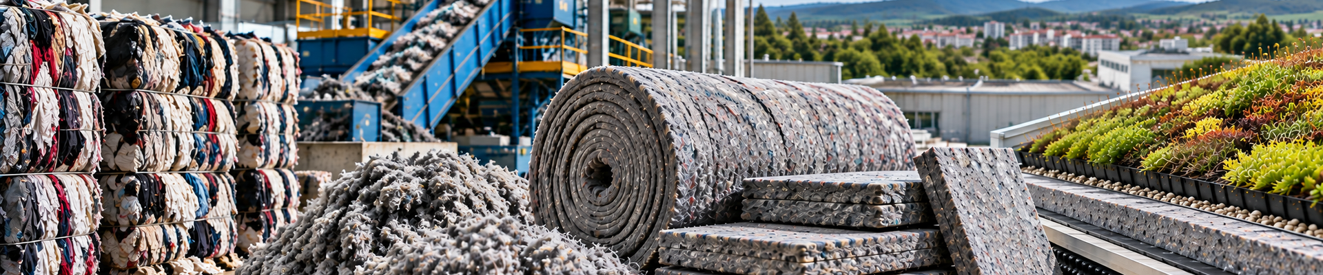 SK-TEX – recyklované textilné materiály pre tepelnú, akustickú izoláciu a zelené strechy